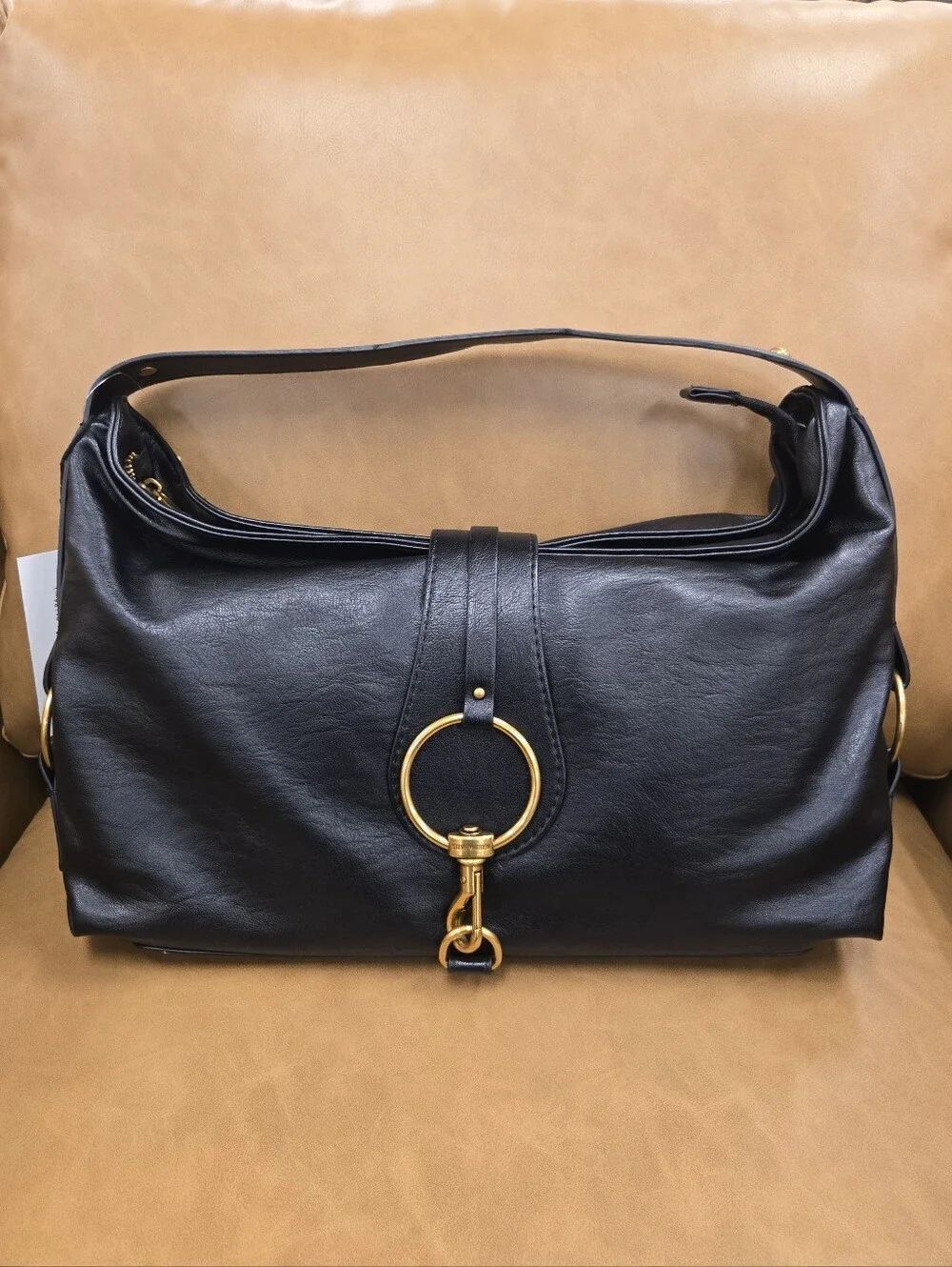 Steve Madden Black Shoulder Handbag